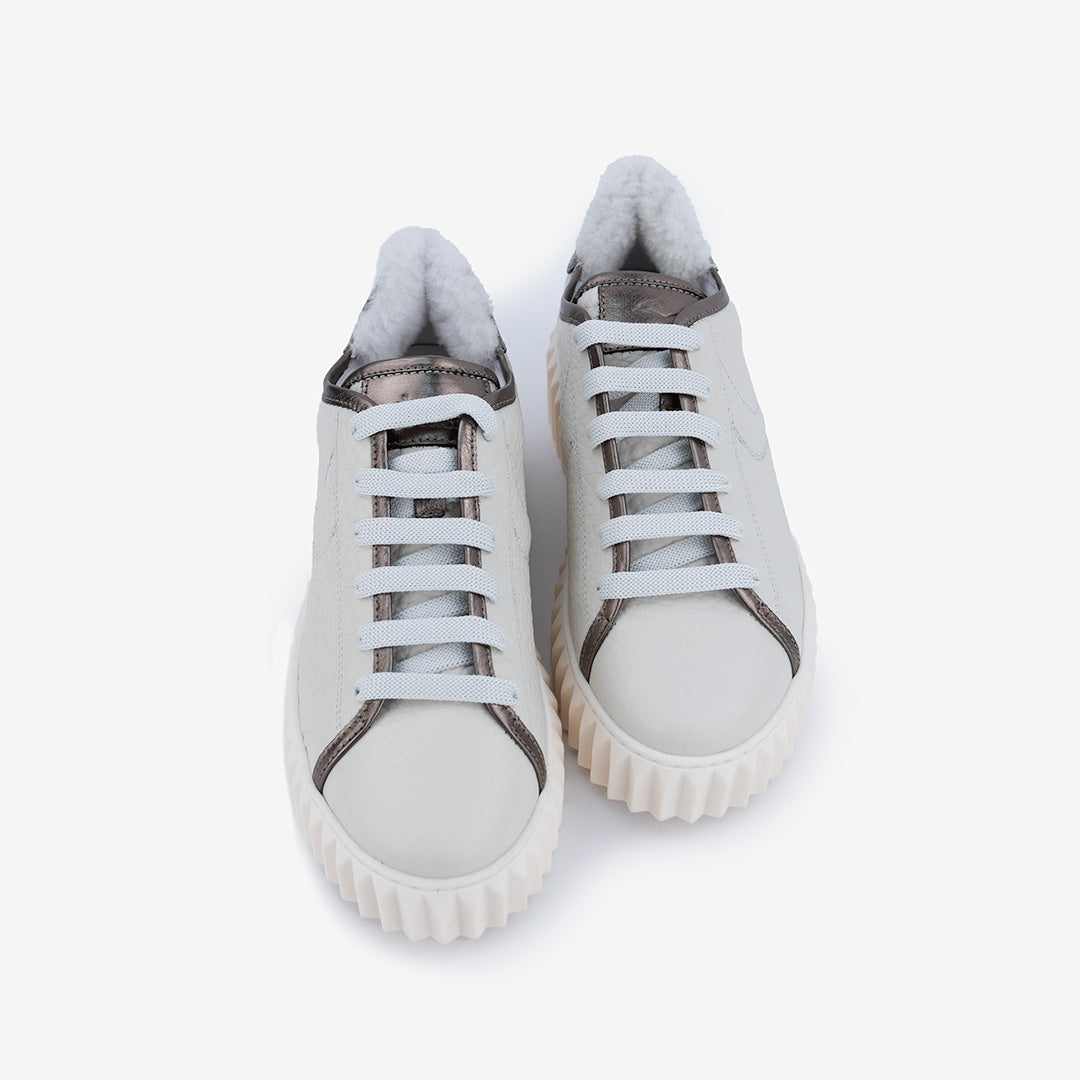 SNEAKERS VOILE BLANCHE ADELE DONNA