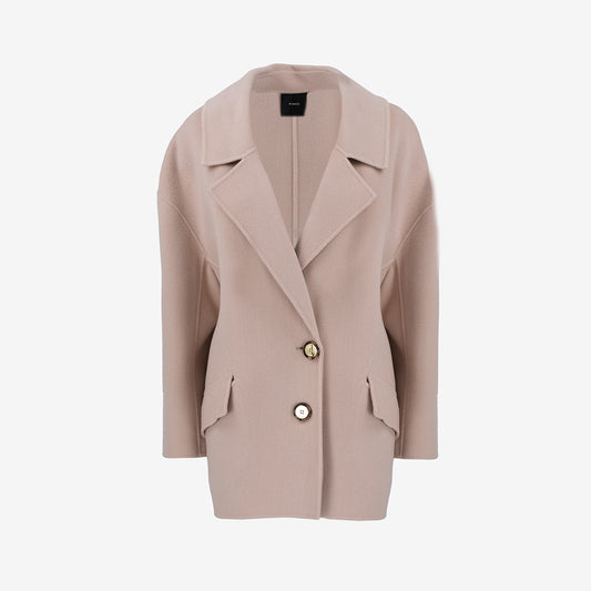 CAPPOTTO PINKO EMOTICON CABAN DONNA IN LANA