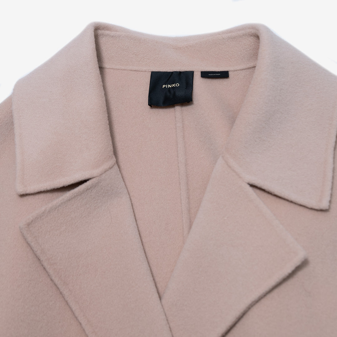 CAPPOTTO PINKO EMOTICON CABAN DONNA IN LANA