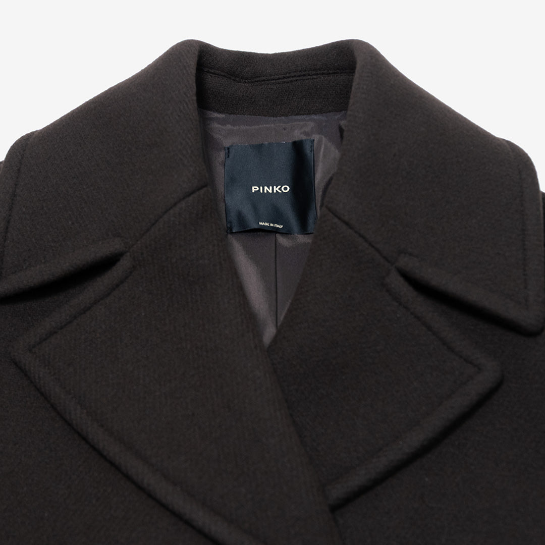 CAPPOTTO PINKO EFFETTO DONNA IN LANA