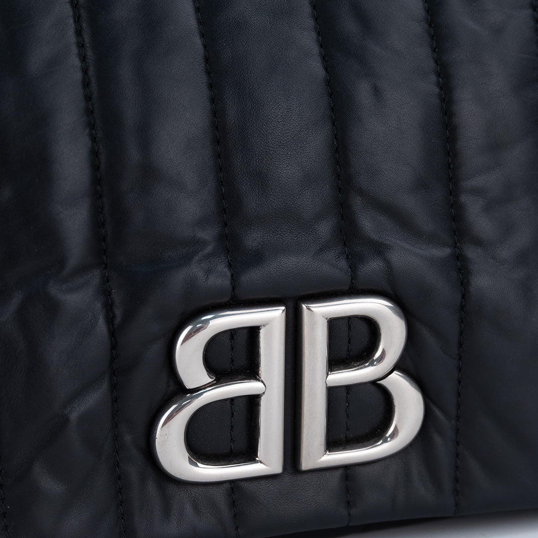 BORSA BALENCIAGA - Monaco Chain Bag in Pelle