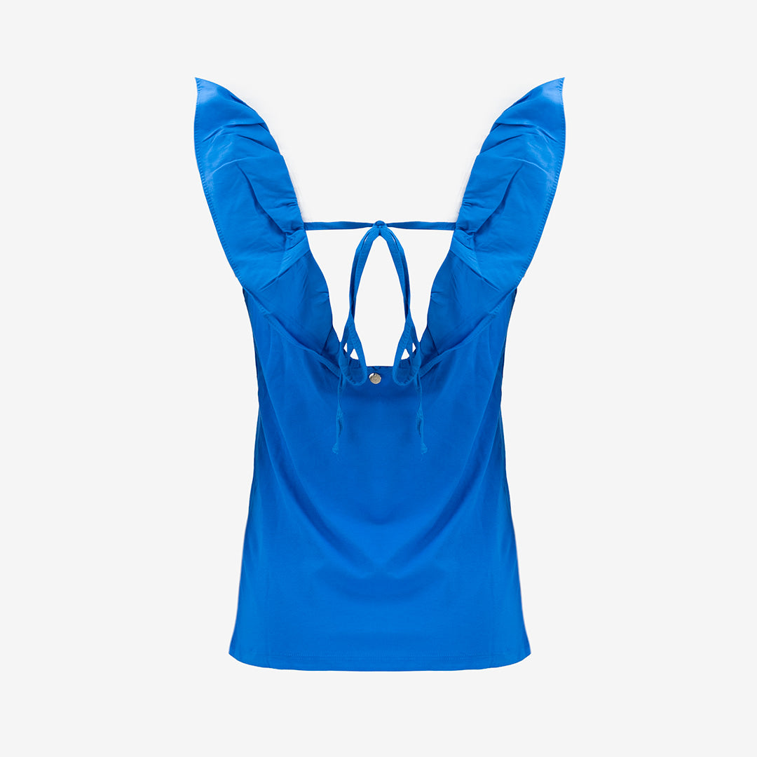TOP LIU JO DONNA CON VOLANT