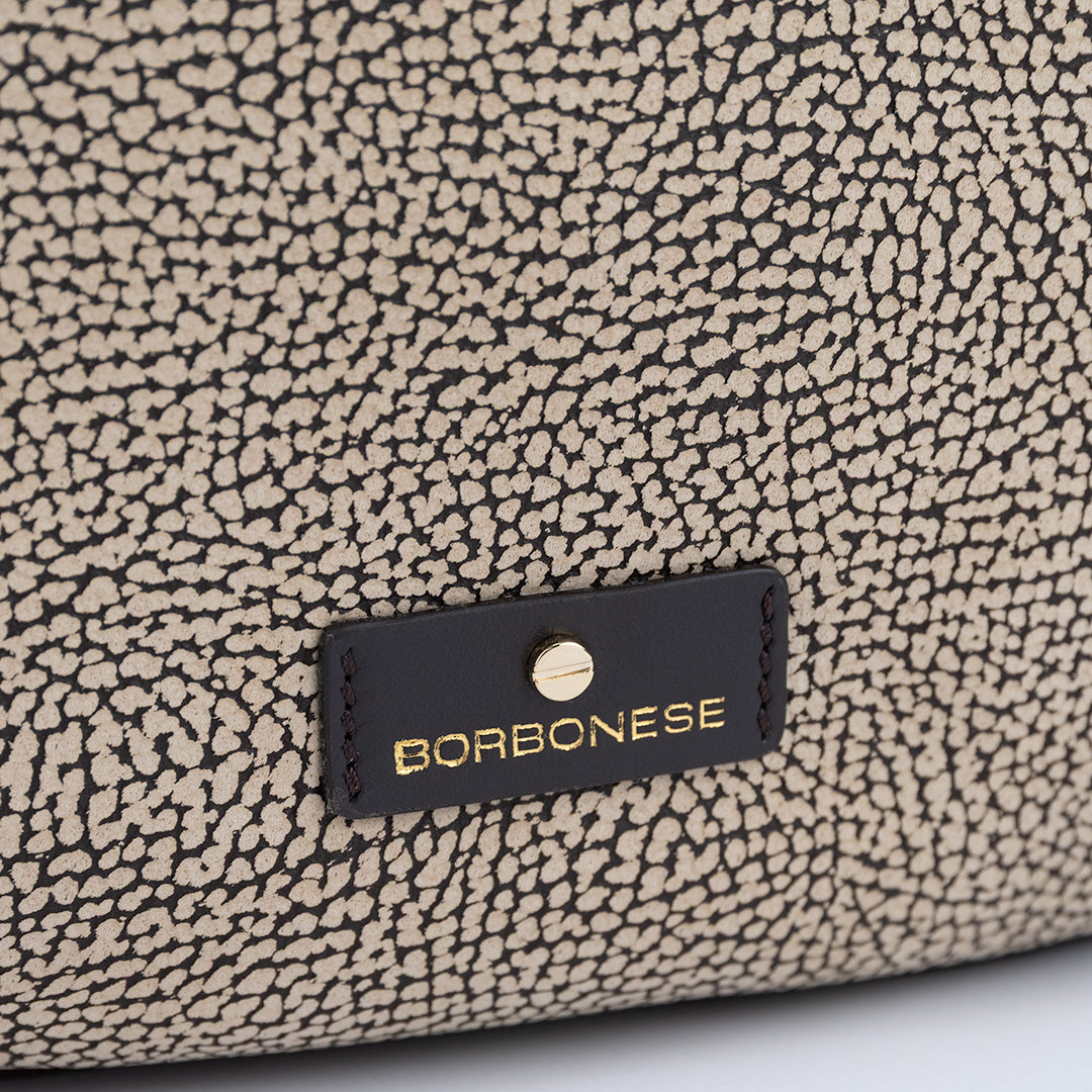 BORSA BORBONESE DONNA IN PELLE SCAMOSCIATA