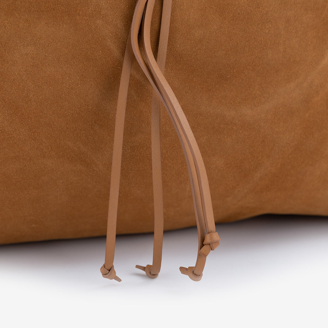 BORSA BORBONESE IN PELLE SCAMOSCIATA