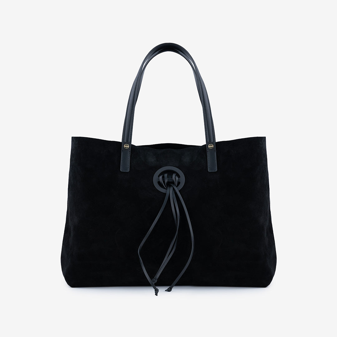 BORSA BORBONESE IN PELLE SCAMOSCIATA