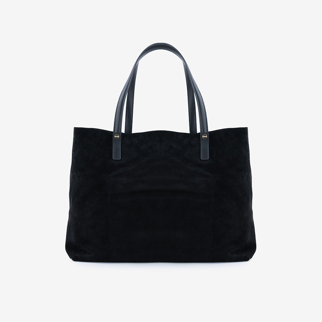 BORSA BORBONESE IN PELLE SCAMOSCIATA
