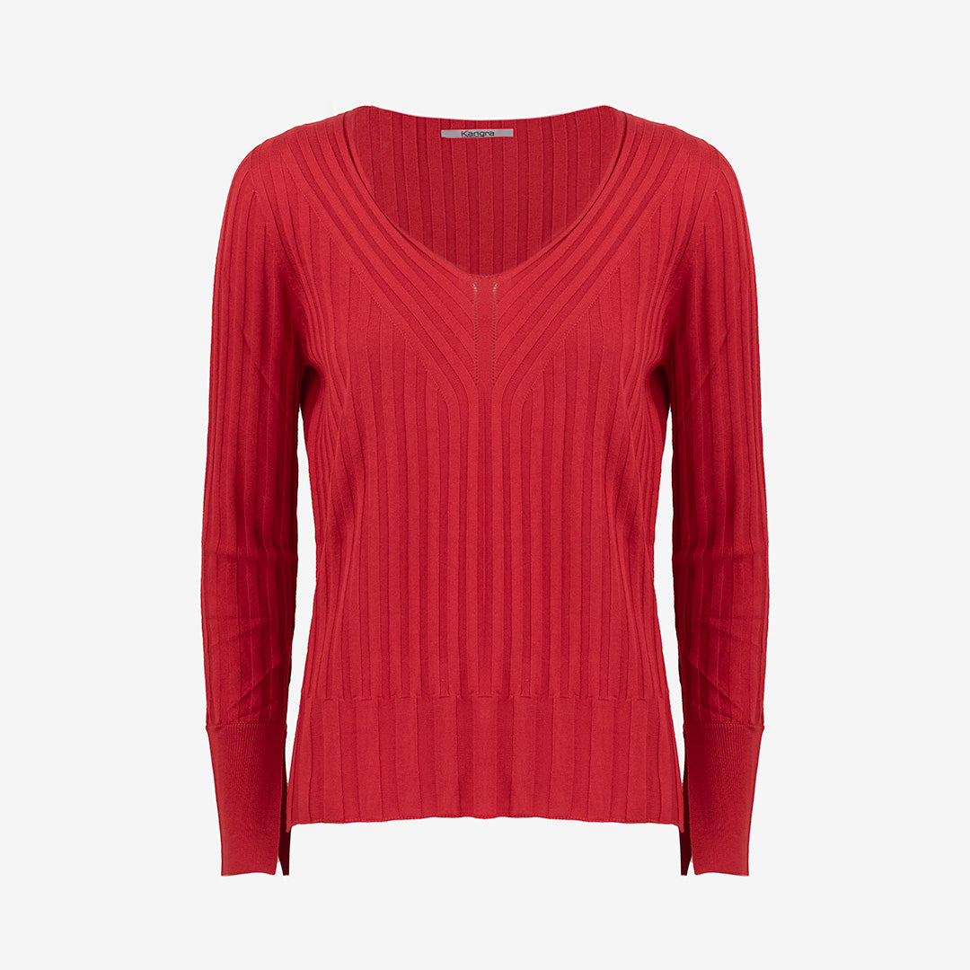 MAGLIA KANGRA DONNA IN SETA E CASHMERE