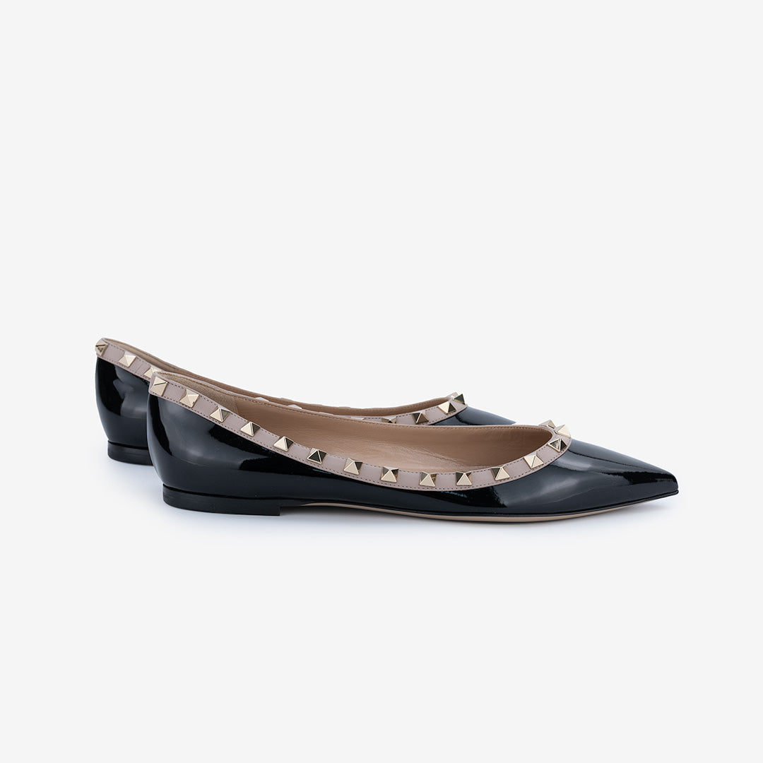 Ballerine Rockstud VALENTINO GARAVANI in vernice