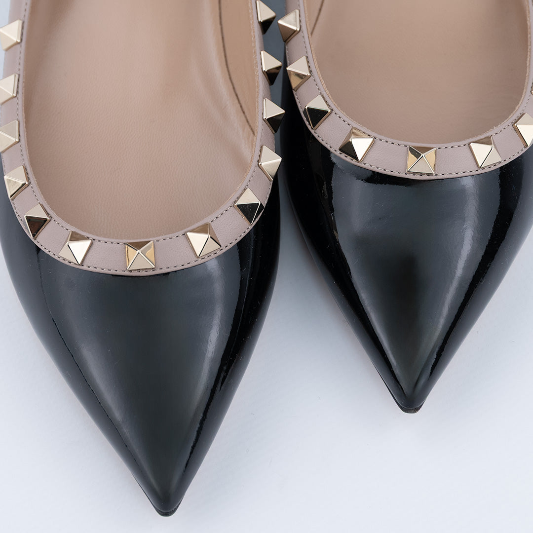 Ballerine Rockstud VALENTINO GARAVANI in vernice