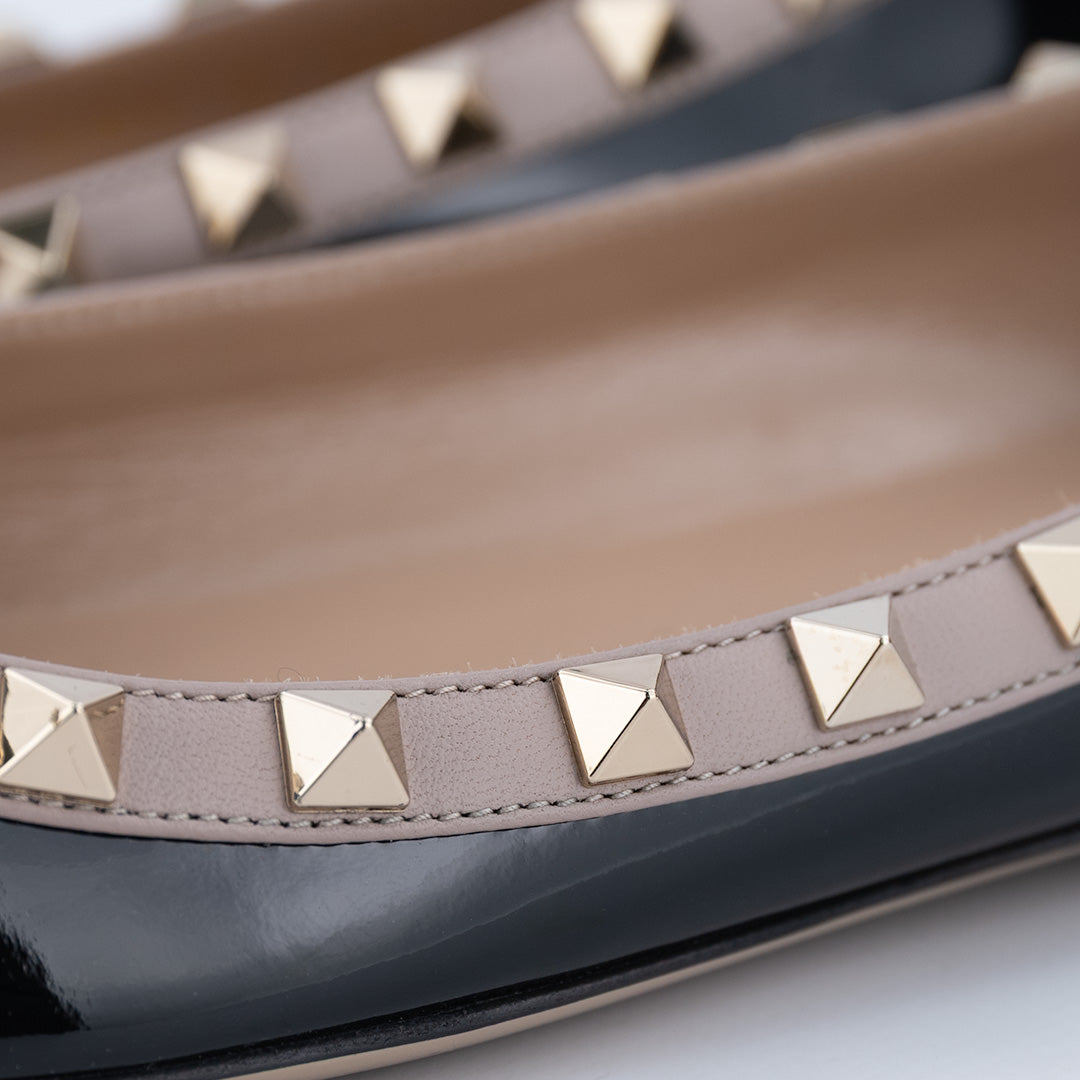 Ballerine Rockstud VALENTINO GARAVANI in vernice