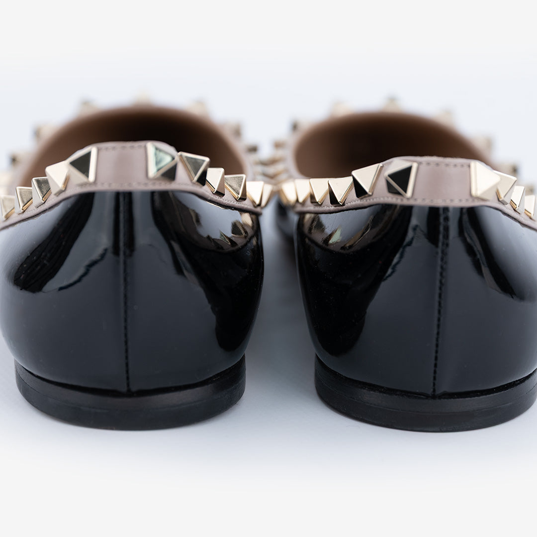 Ballerine Rockstud VALENTINO GARAVANI in vernice