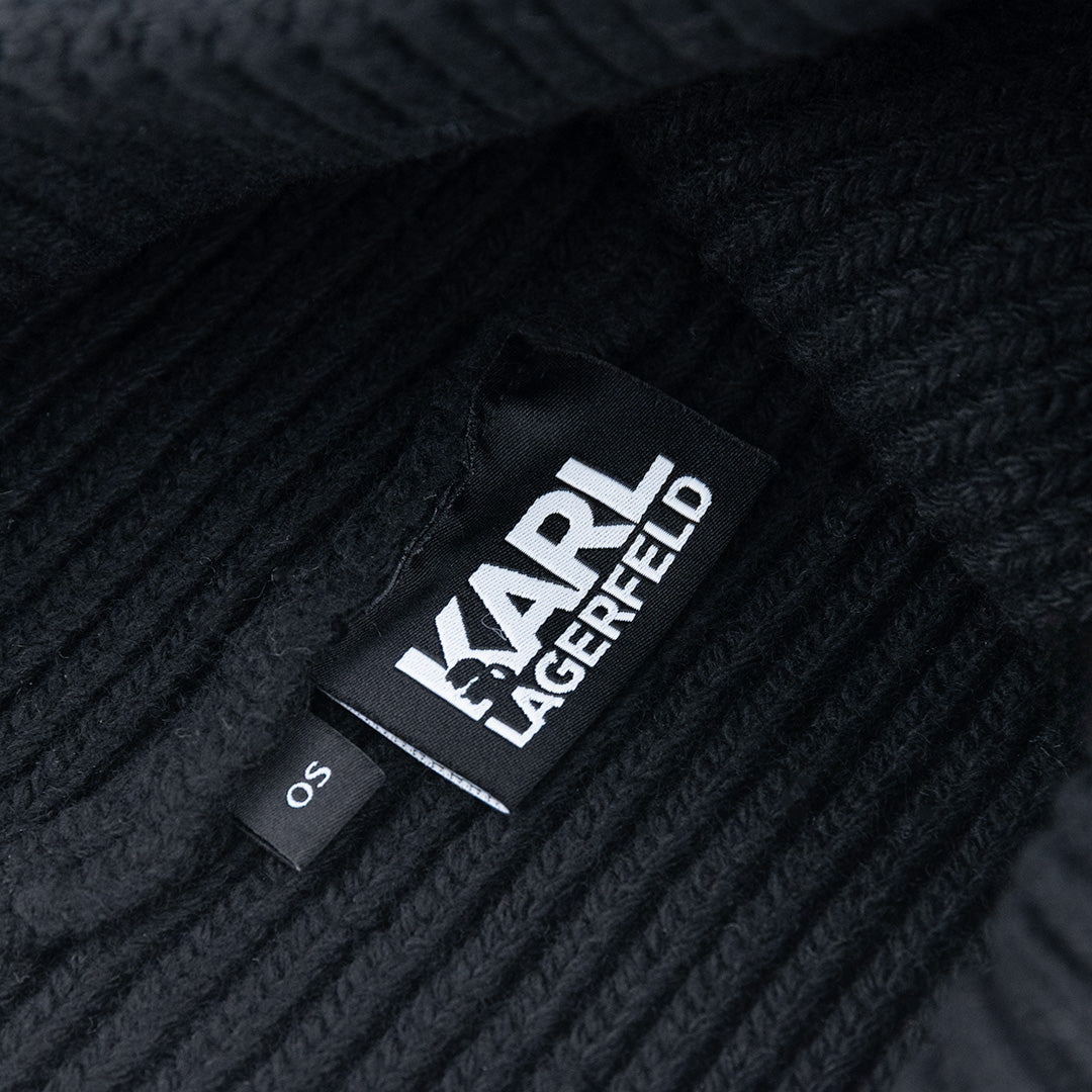 CAPPELLO KARL LAGERFELD IN MISTO LANA E CASHMERE