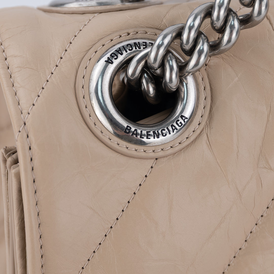 BORSA BALENCIAGA - CRUSH CHAIN IN PELLE