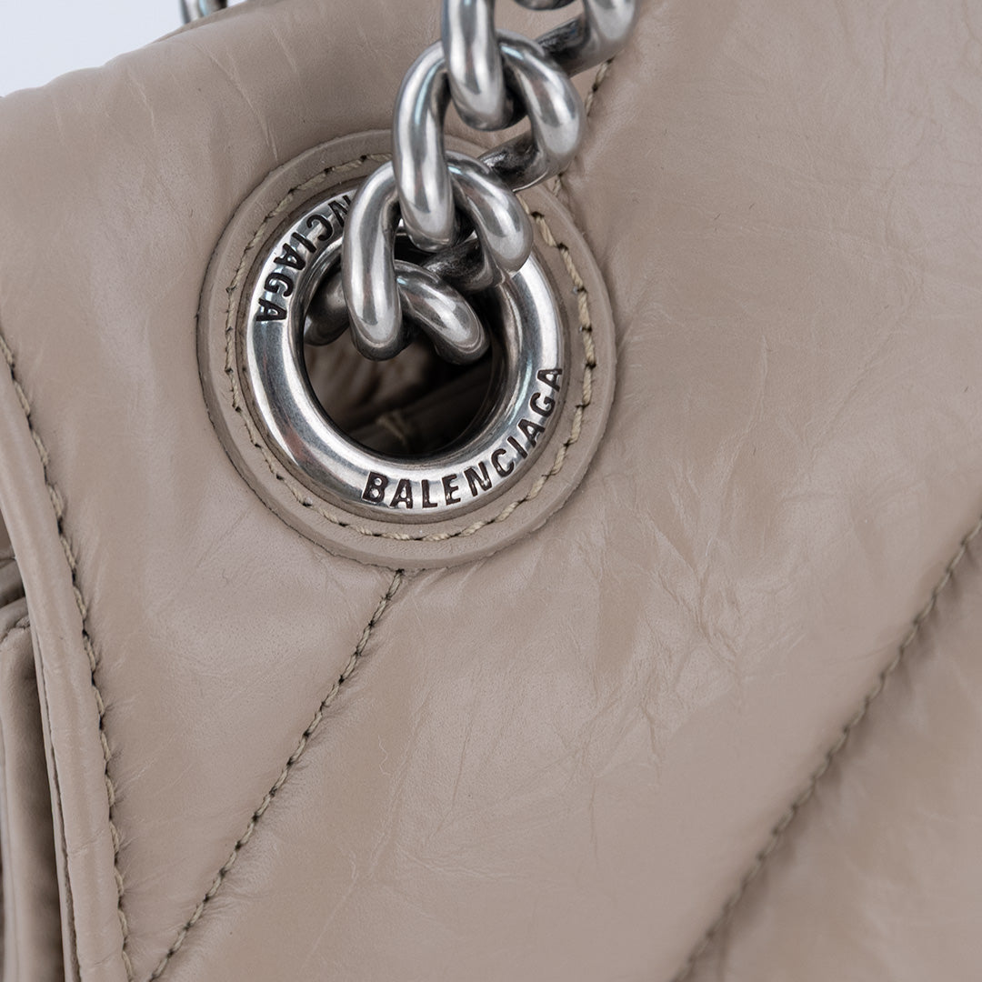 BORSA BALENCIAGA - CRUSH CHAIN IN PELLE