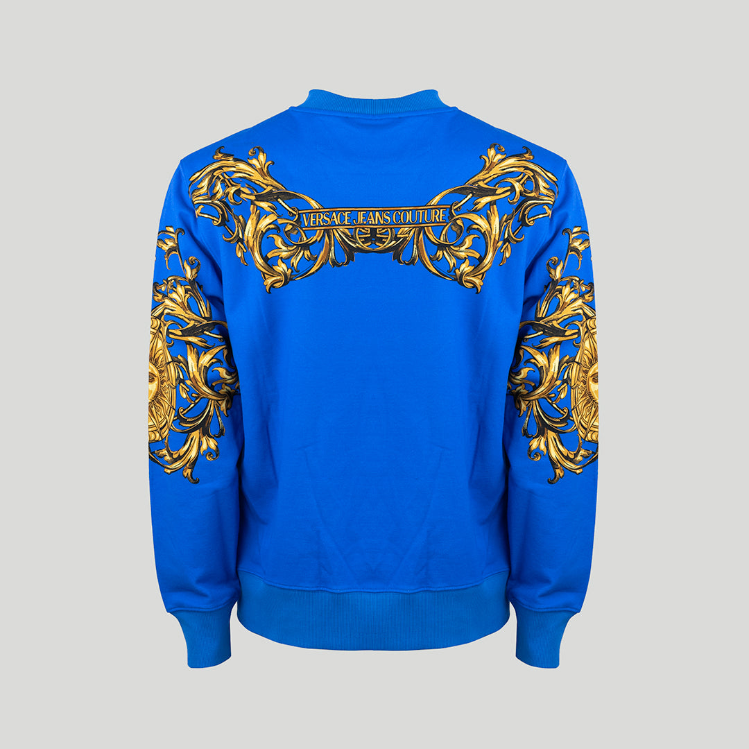 Blue versace sweatshirt hotsell