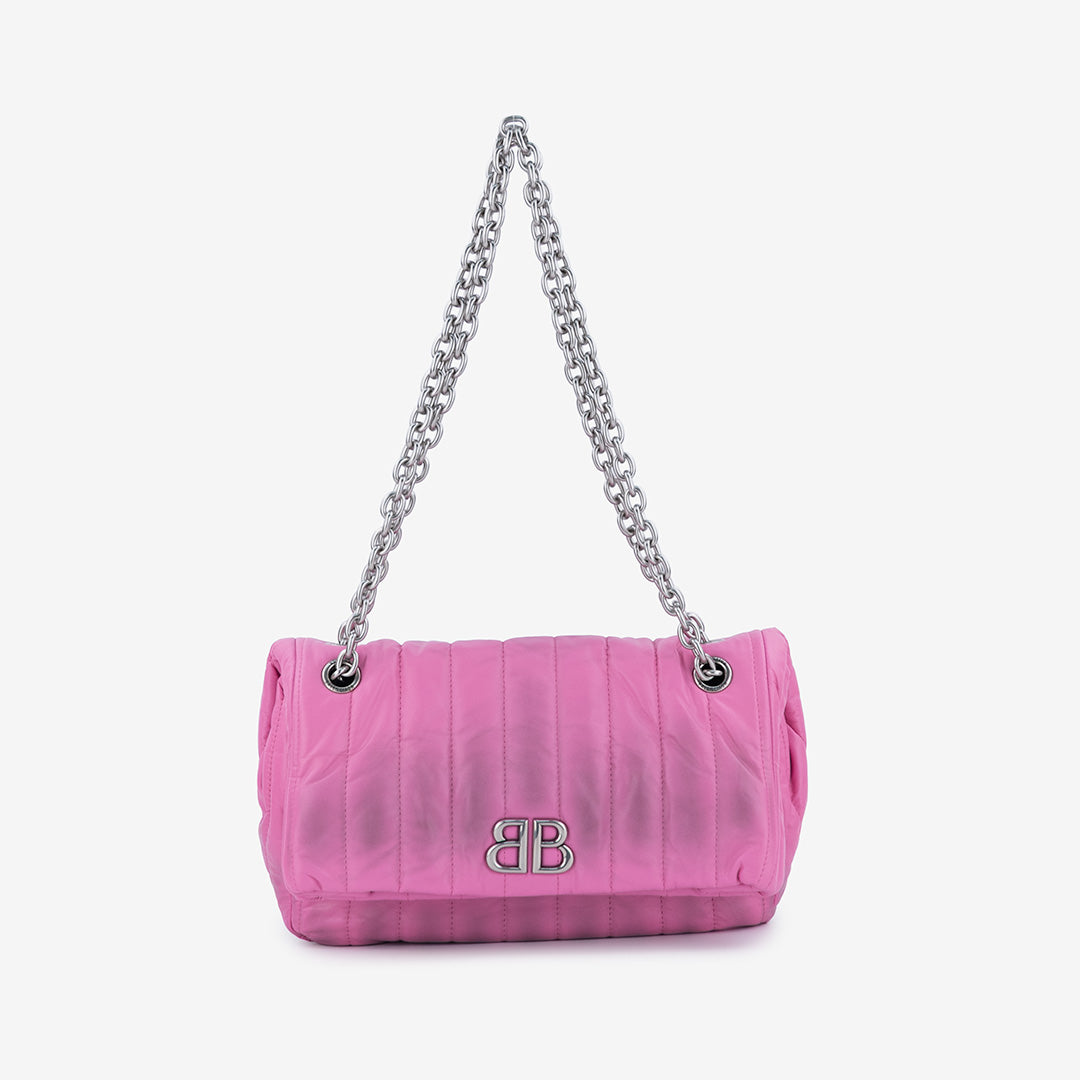 BORSA BALENCIAGA - MONACO CHAIN IN PELLE