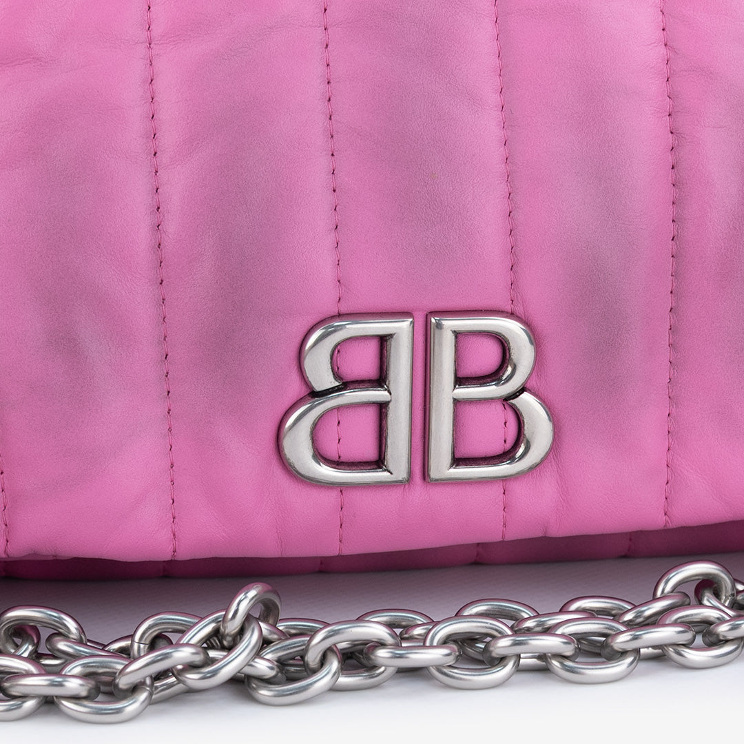 BORSA BALENCIAGA - MONACO CHAIN IN PELLE