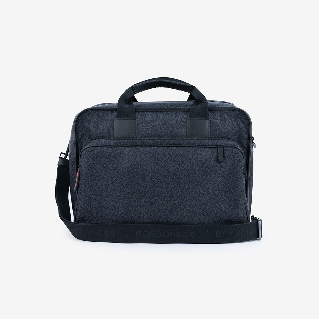 BORSA PORTA PC BORBONESE IN TESSUTO