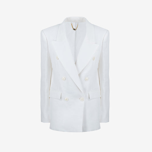 GIACCA IN LINO ELISABETTA FRANCHI DONNA - NUOVI ARRIVI SS