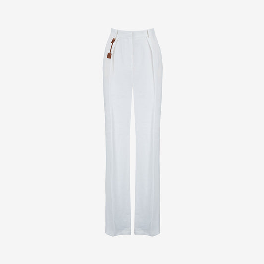 PANTALONE IN LINO ELISABETTA FRANCHI DONNA - NUOVI ARRIVI SS
