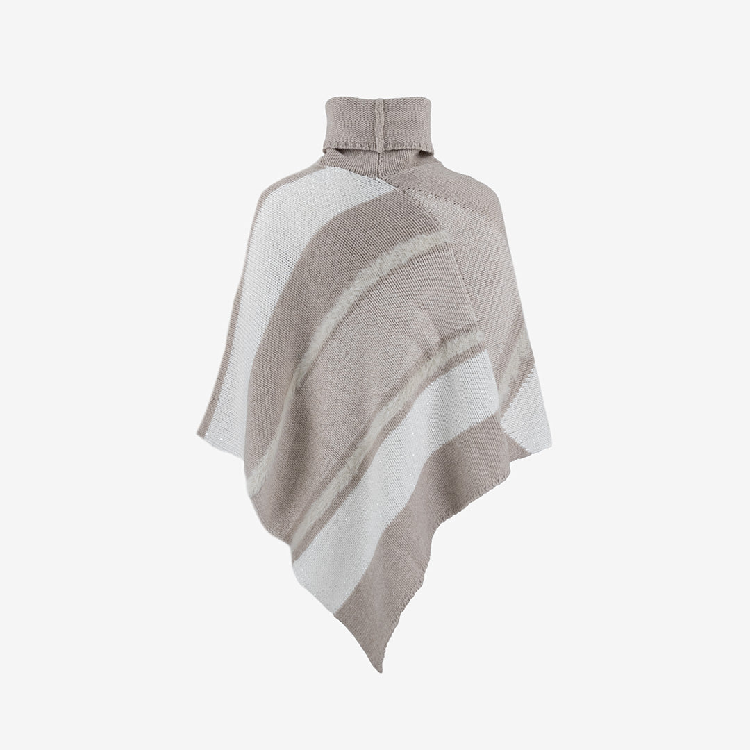 PONCHO KANGRA DONNA IN LANA