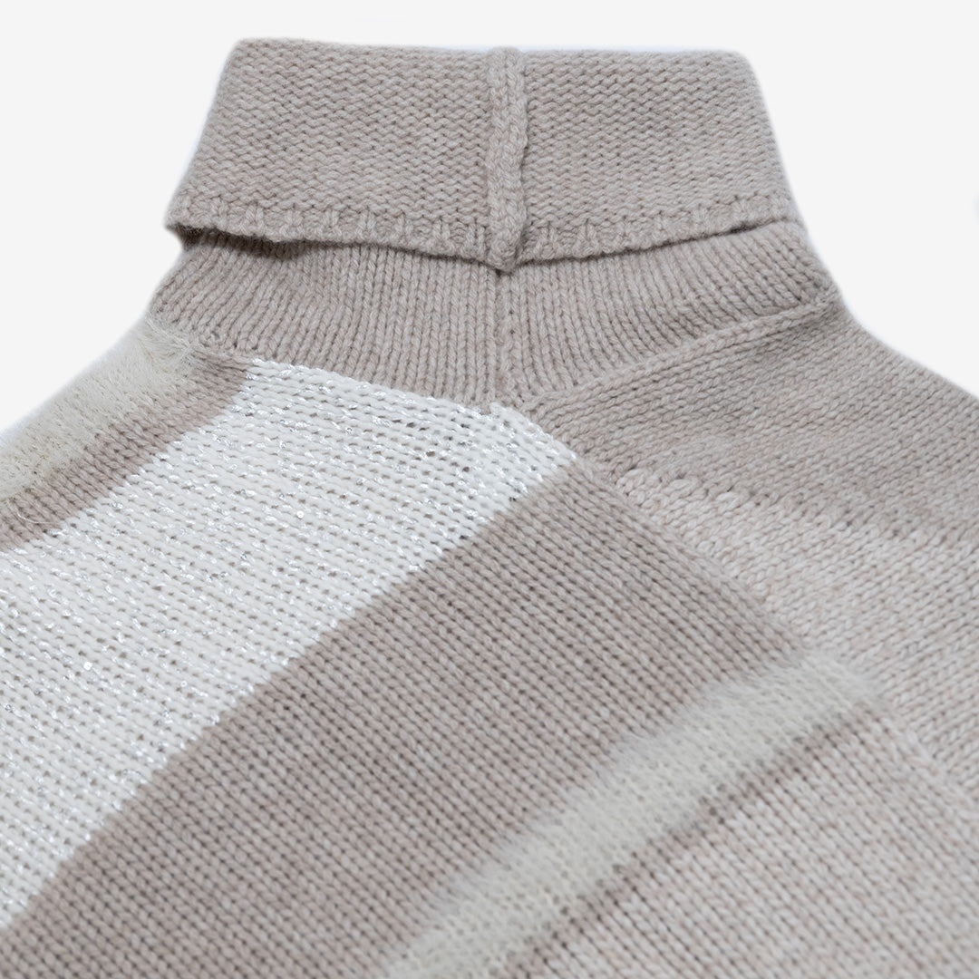 PONCHO KANGRA DONNA IN LANA