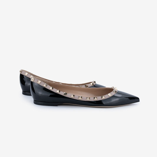 Ballerine Rockstud VALENTINO GARAVANI in vernice